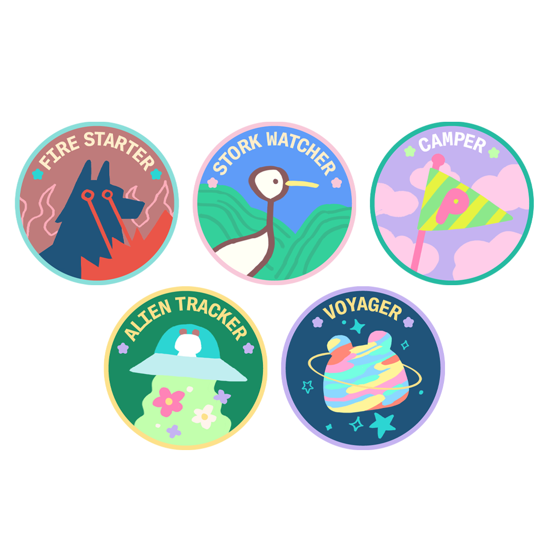 Asterum Outpost: Badge Set